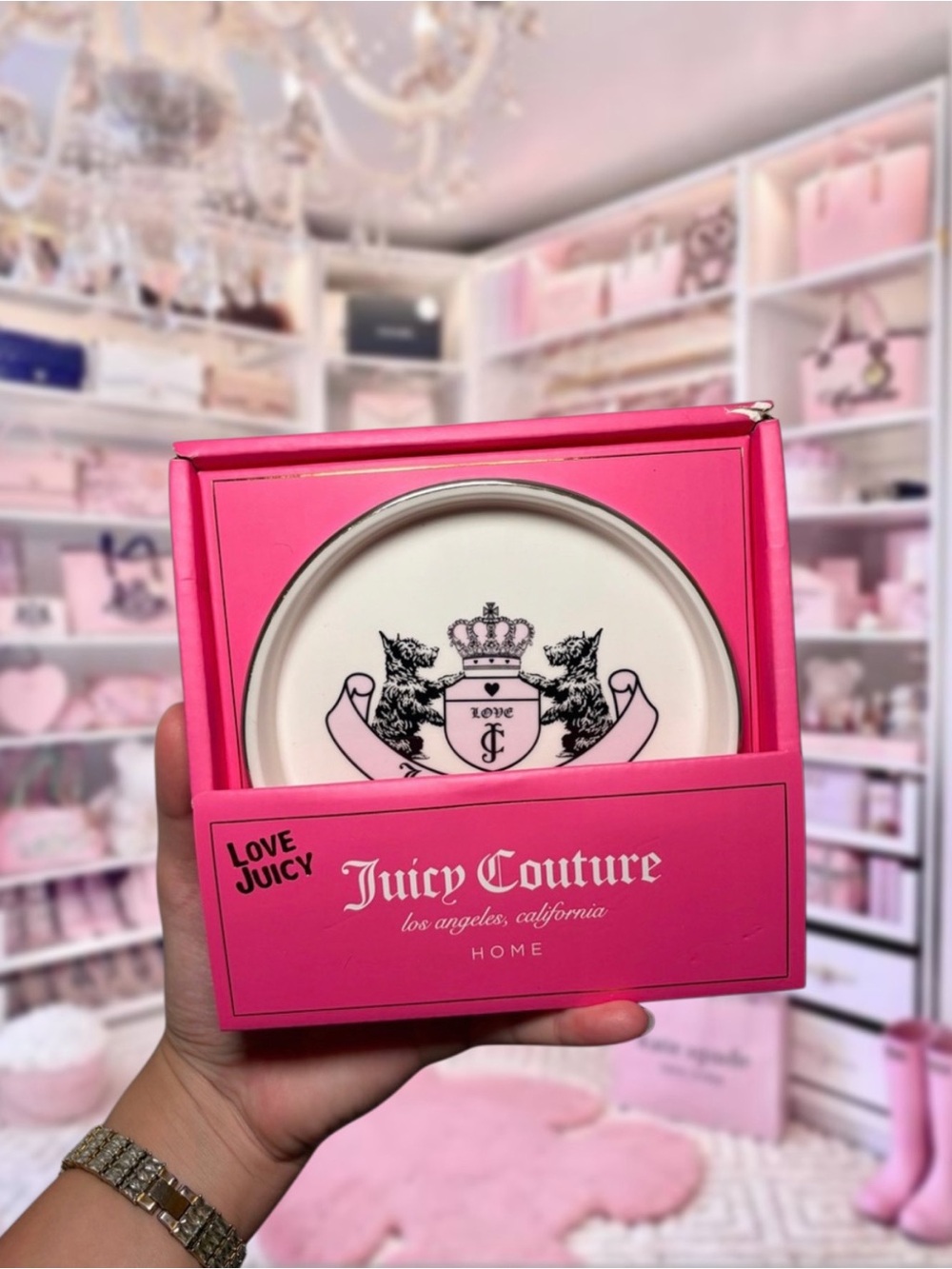Juicy Couture Twin Scottie Dog Decorative Trinket Dish